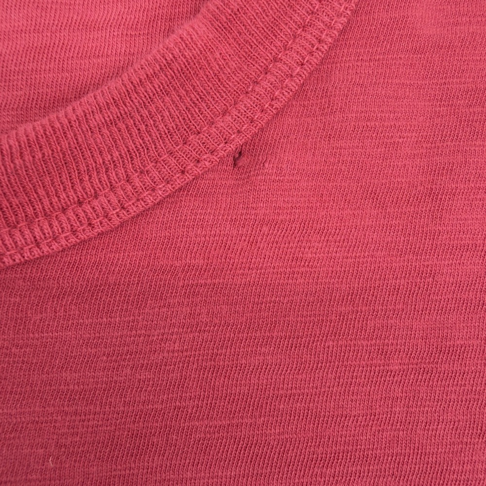 Tommy Bahama Mens Large Pocket Tee Red Slub Knit Casual Beach Shirt - Picture 9 of 10